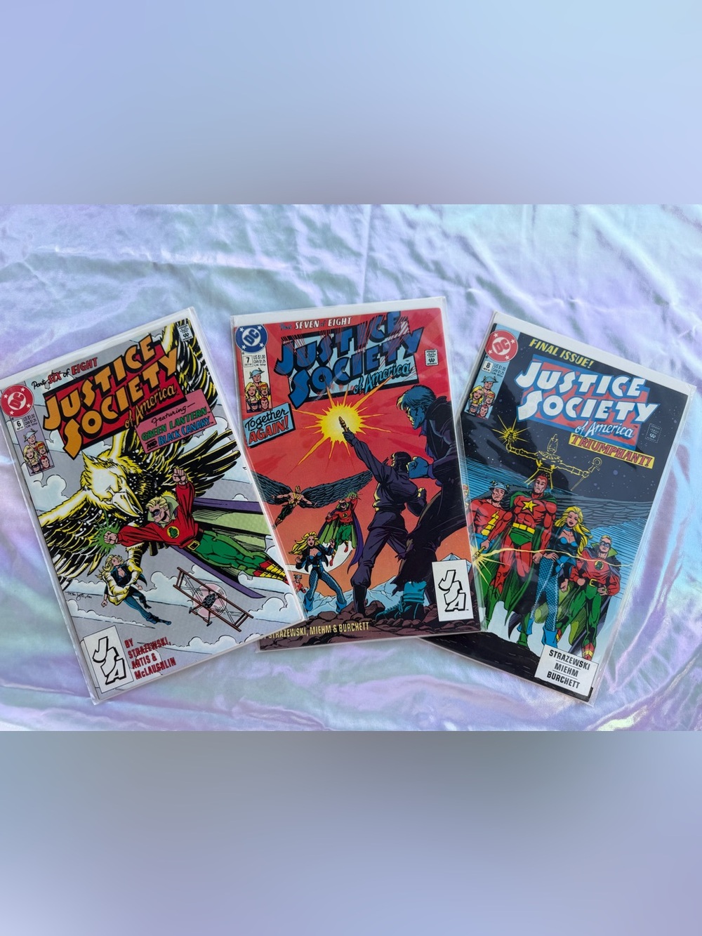 DC Comics Justice Society of America #6 #7 #8 1991